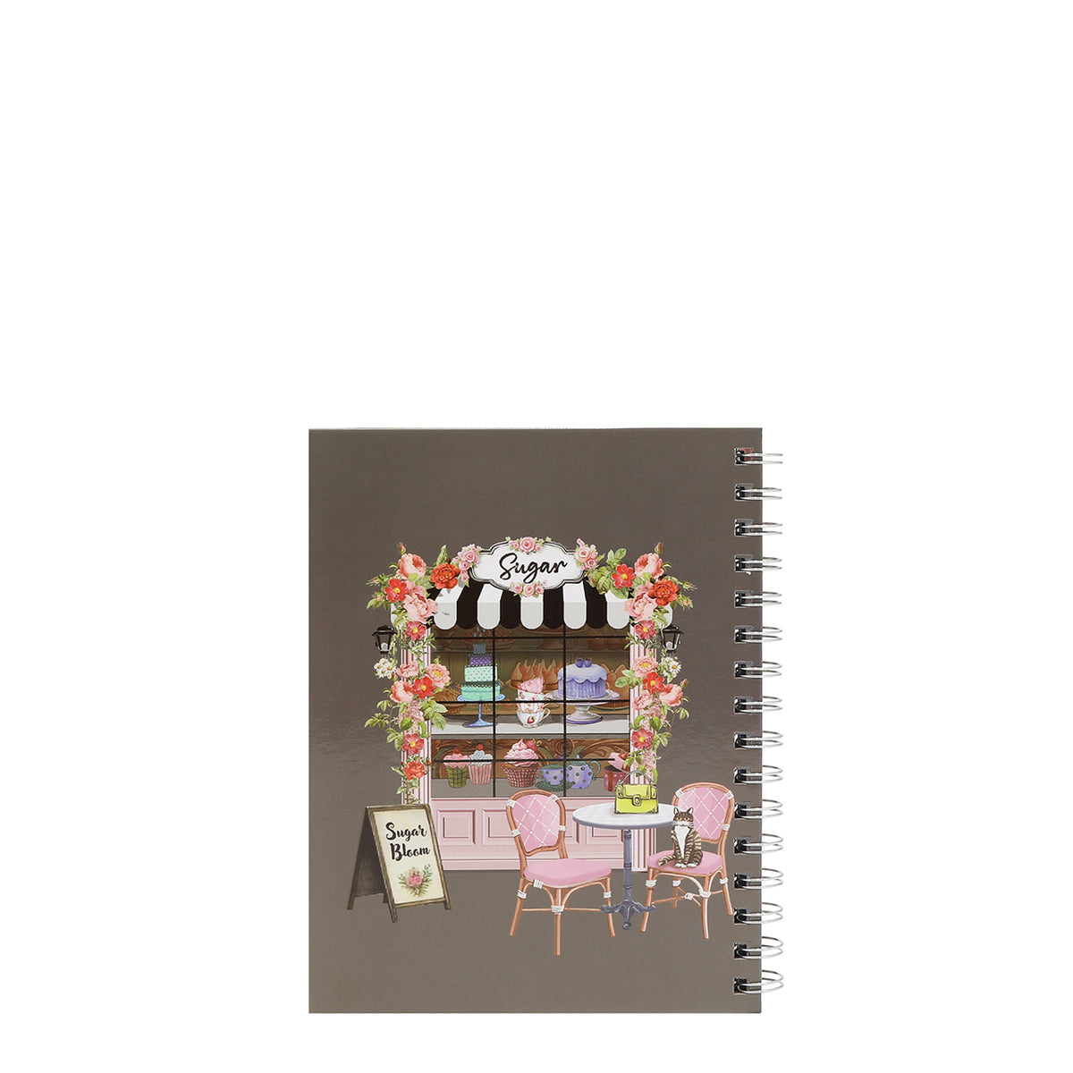 SPIRAL PLANNER WITH ZIP POCKET & STICKY NOTES
