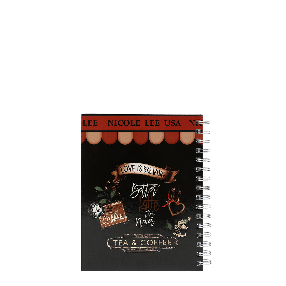 SPIRAL PLANNER WITH ZIP POCKET & STICKY NOTES