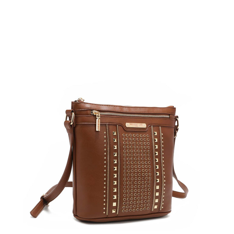 STUDDED CROSSBODY