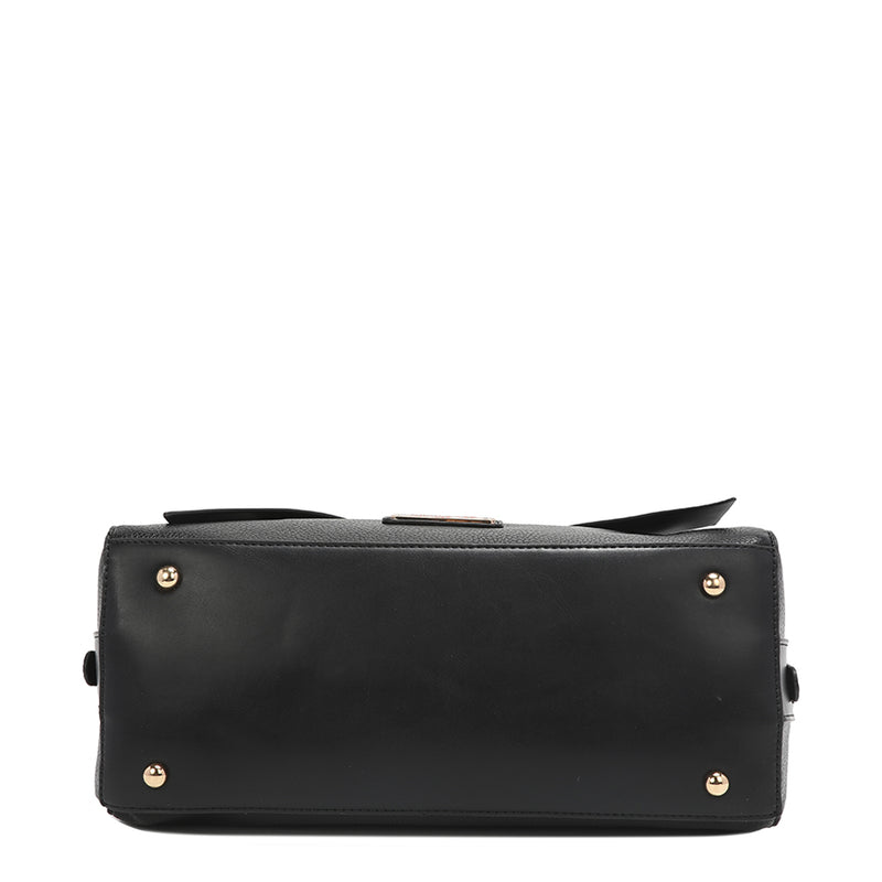 BLACK ZURI MEDIUM HANDBAG