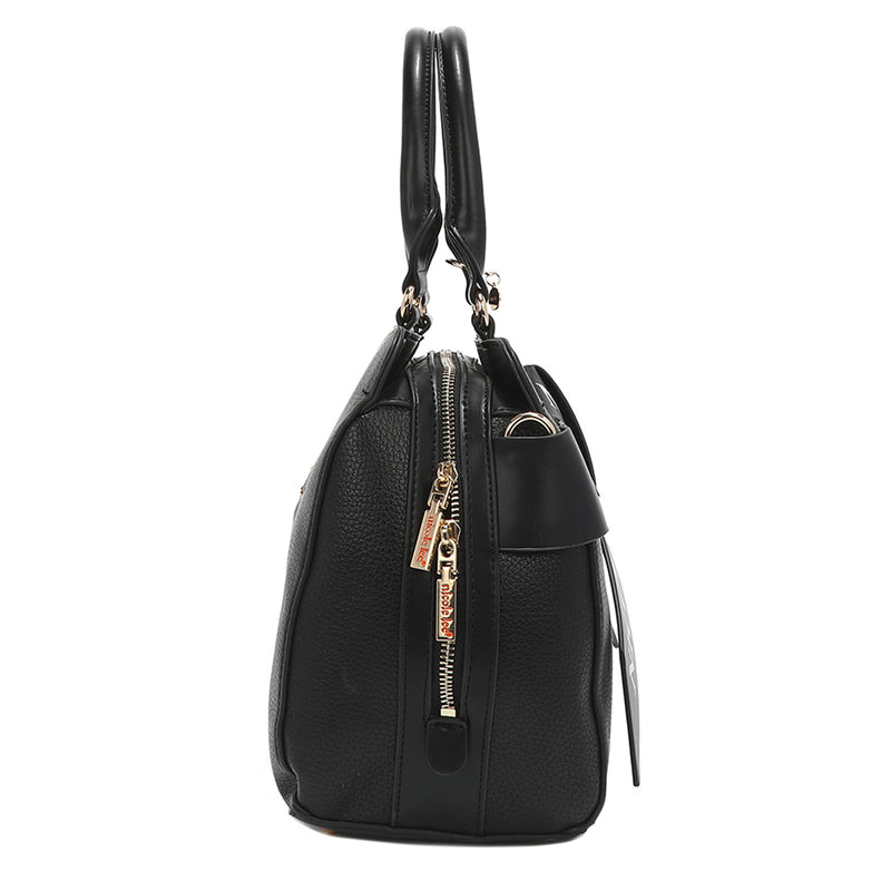 BLACK ZURI MEDIUM HANDBAG