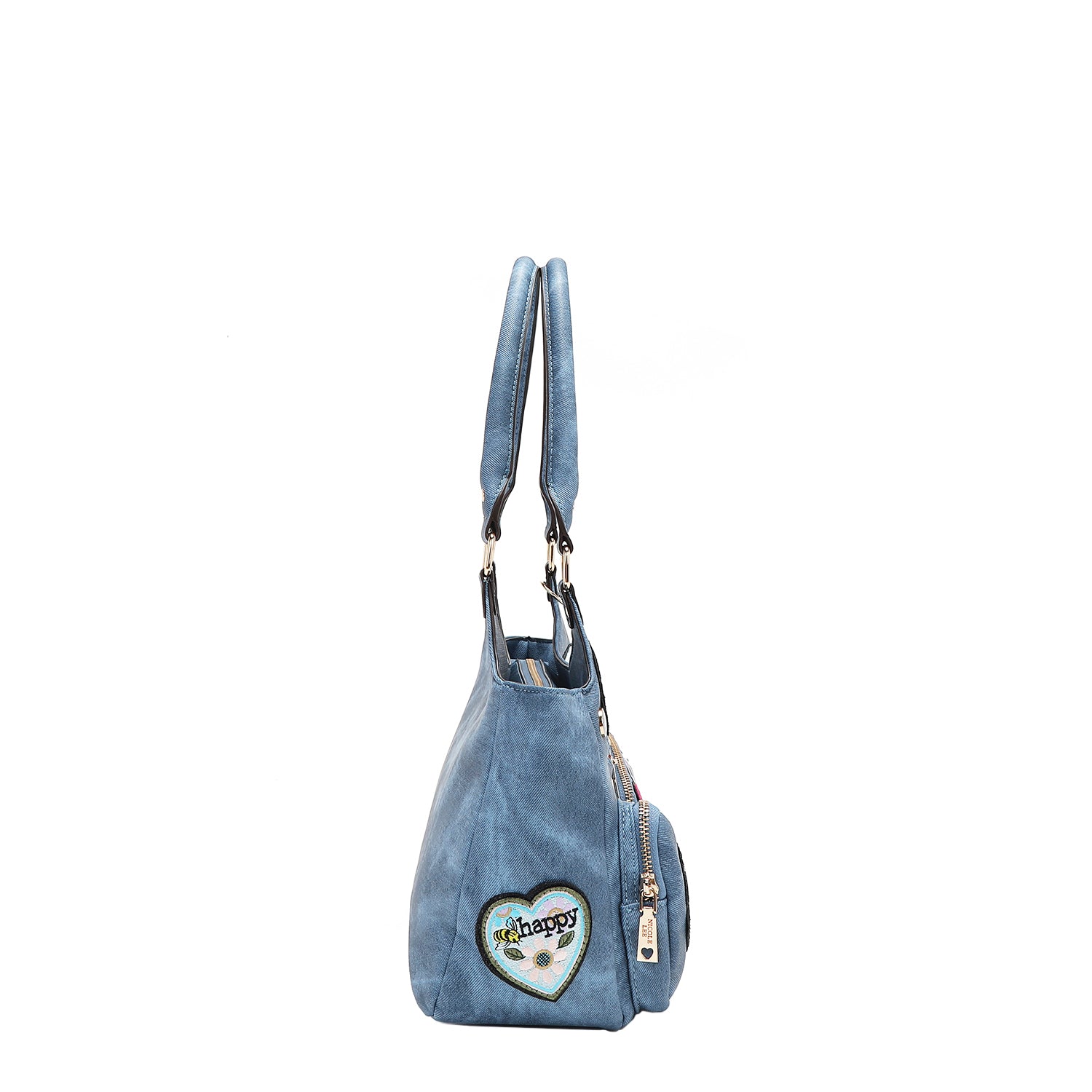 MULTI PATCH SHOULDER BAG