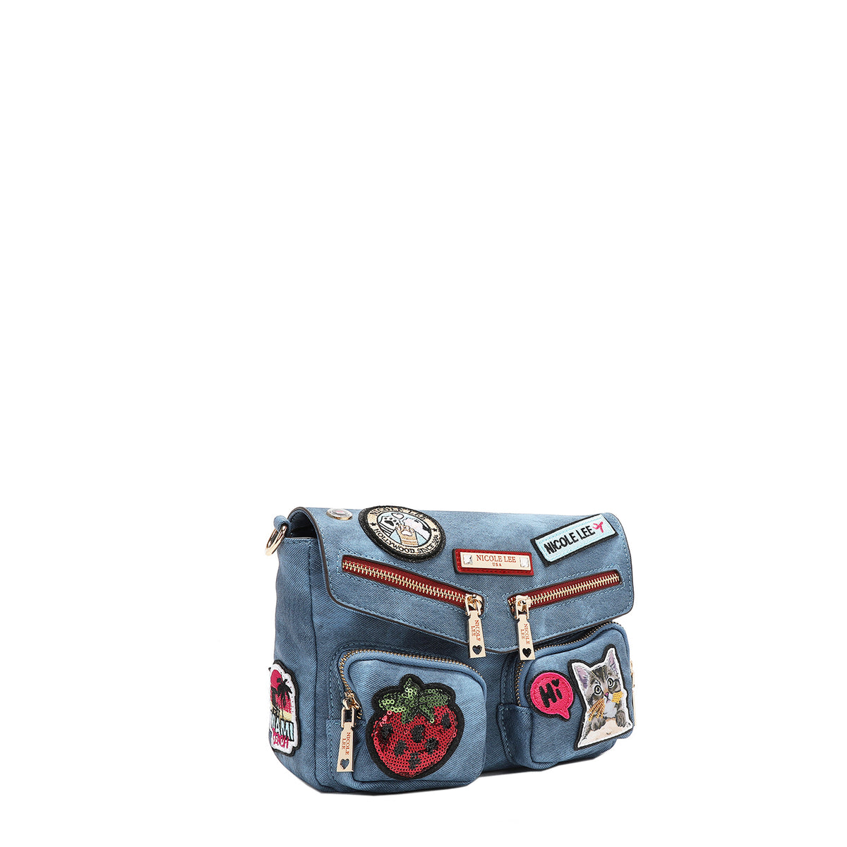 MULTI PATCH FLAP CROSSBODY