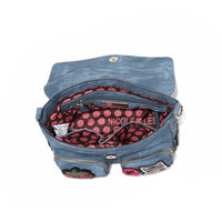 MULTI PATCH FLAP CROSSBODY