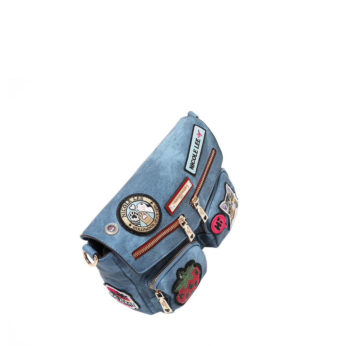 MULTI PATCH FLAP CROSSBODY