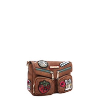 MULTI PATCH FLAP CROSSBODY