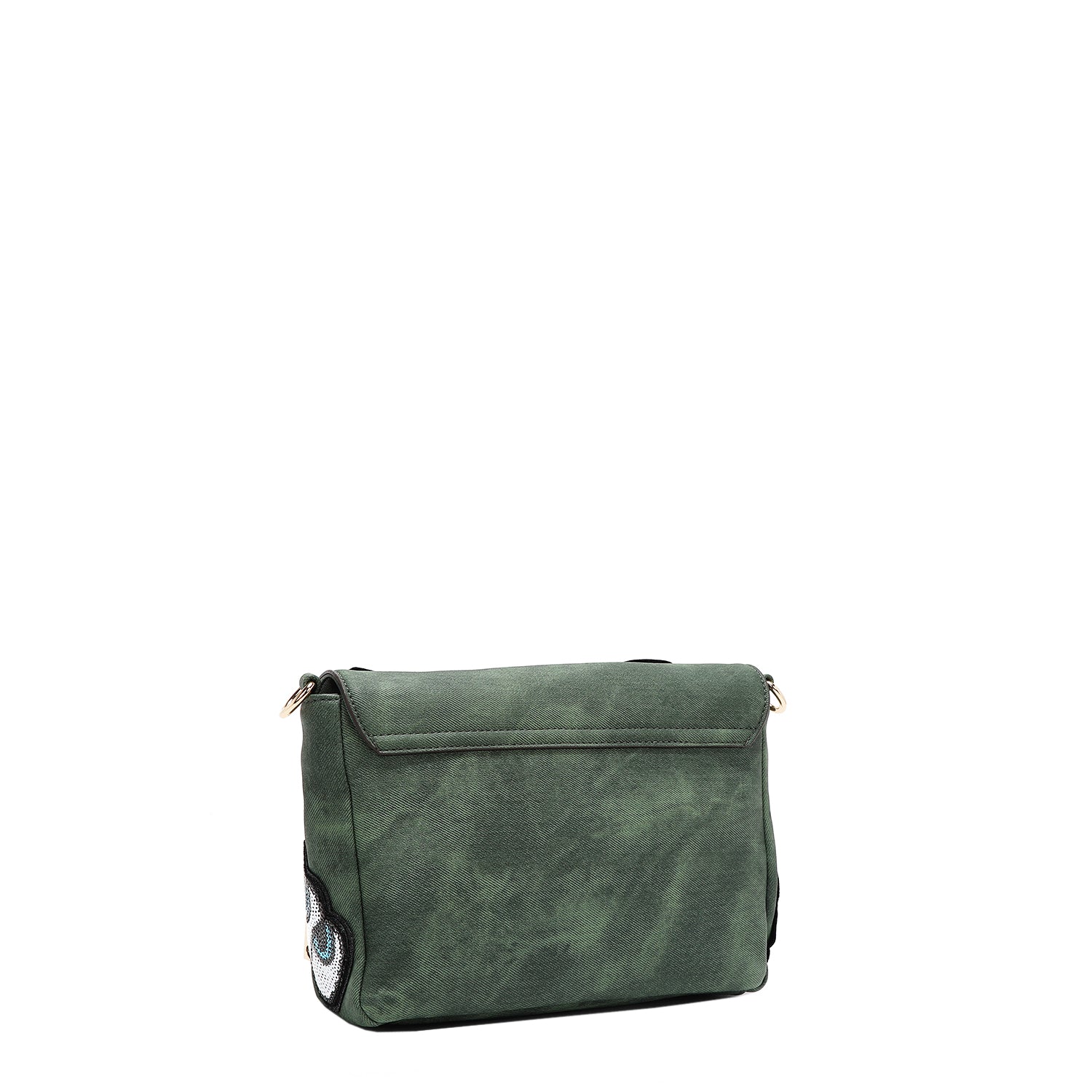 MULTI PATCH FLAP CROSSBODY