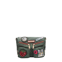 MULTI PATCH FLAP CROSSBODY