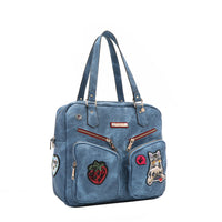 MULTI PATCH ZIPPER BAG