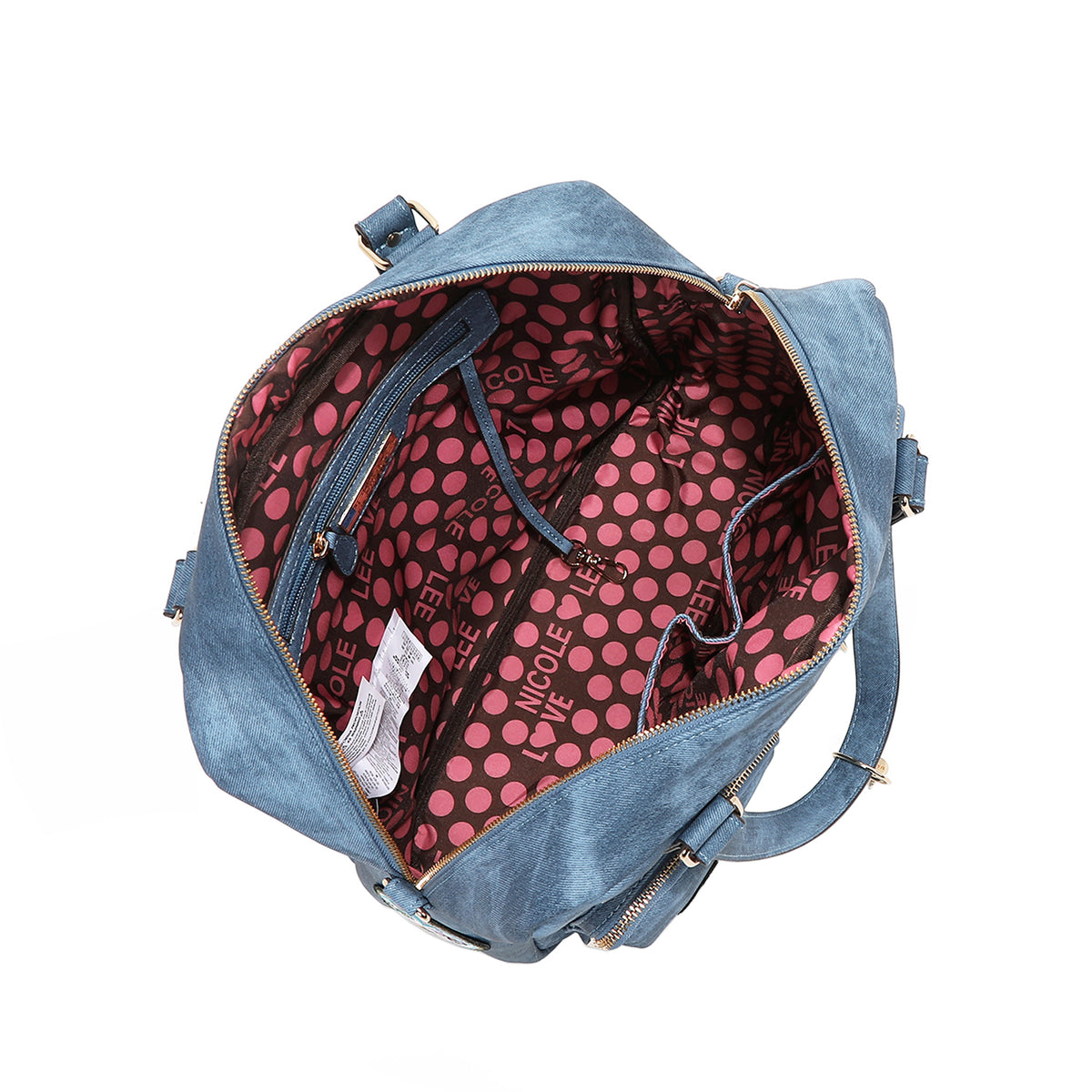 MULTI PATCH ZIPPER BAG