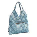 BLUE FLOWER SHOULDER BAG