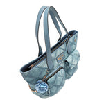 BLUE FLOWER SATCHEL