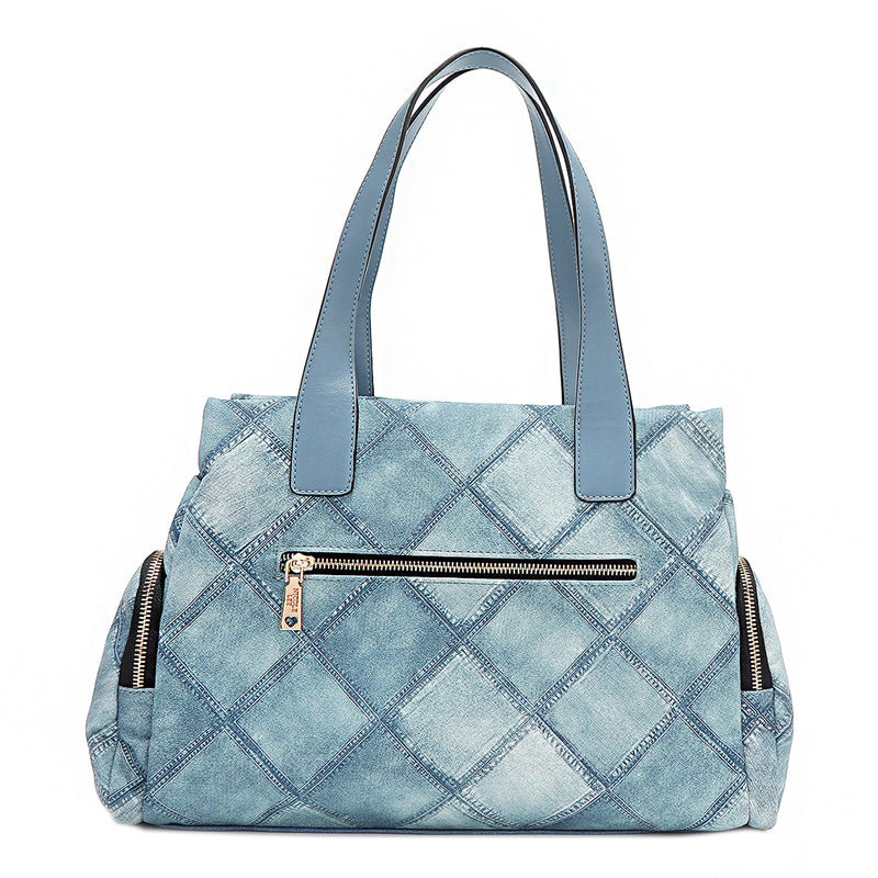 BLUE FLOWER HANDBAG