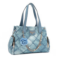 BLUE FLOWER HANDBAG