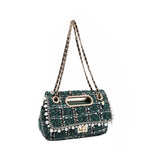 TWEED CLUTCH FLAP BAG