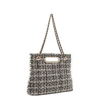 TWEED CLUTCH BAG