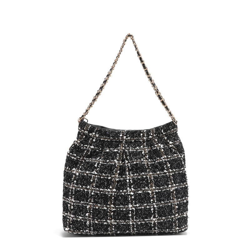 TWEED SHOULDER BAG