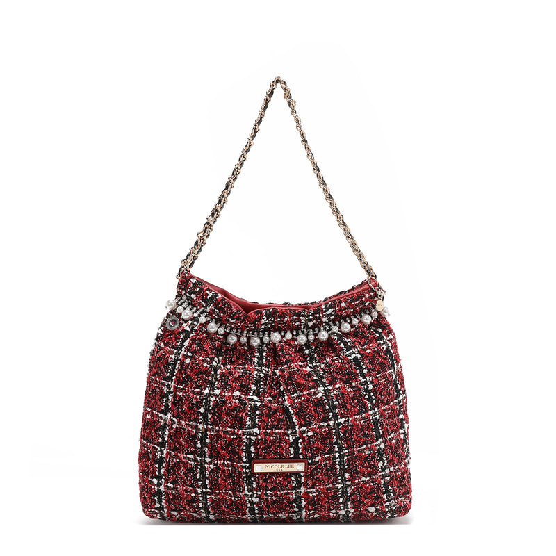 TWEED SHOULDER BAG