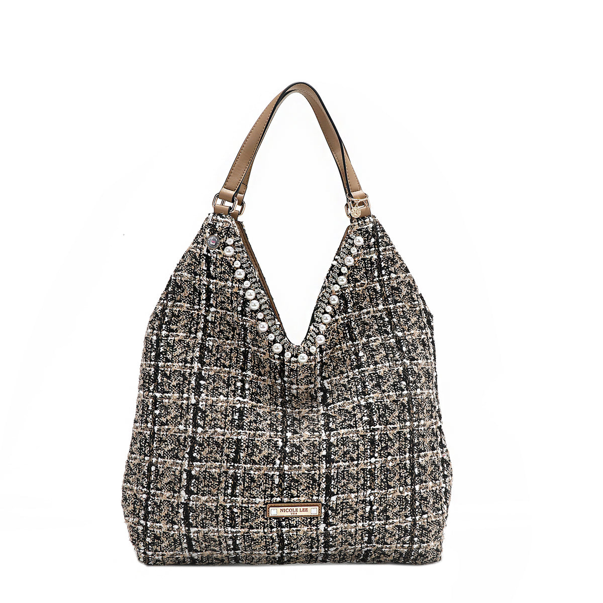 TWEED LARGE HOBO BAG