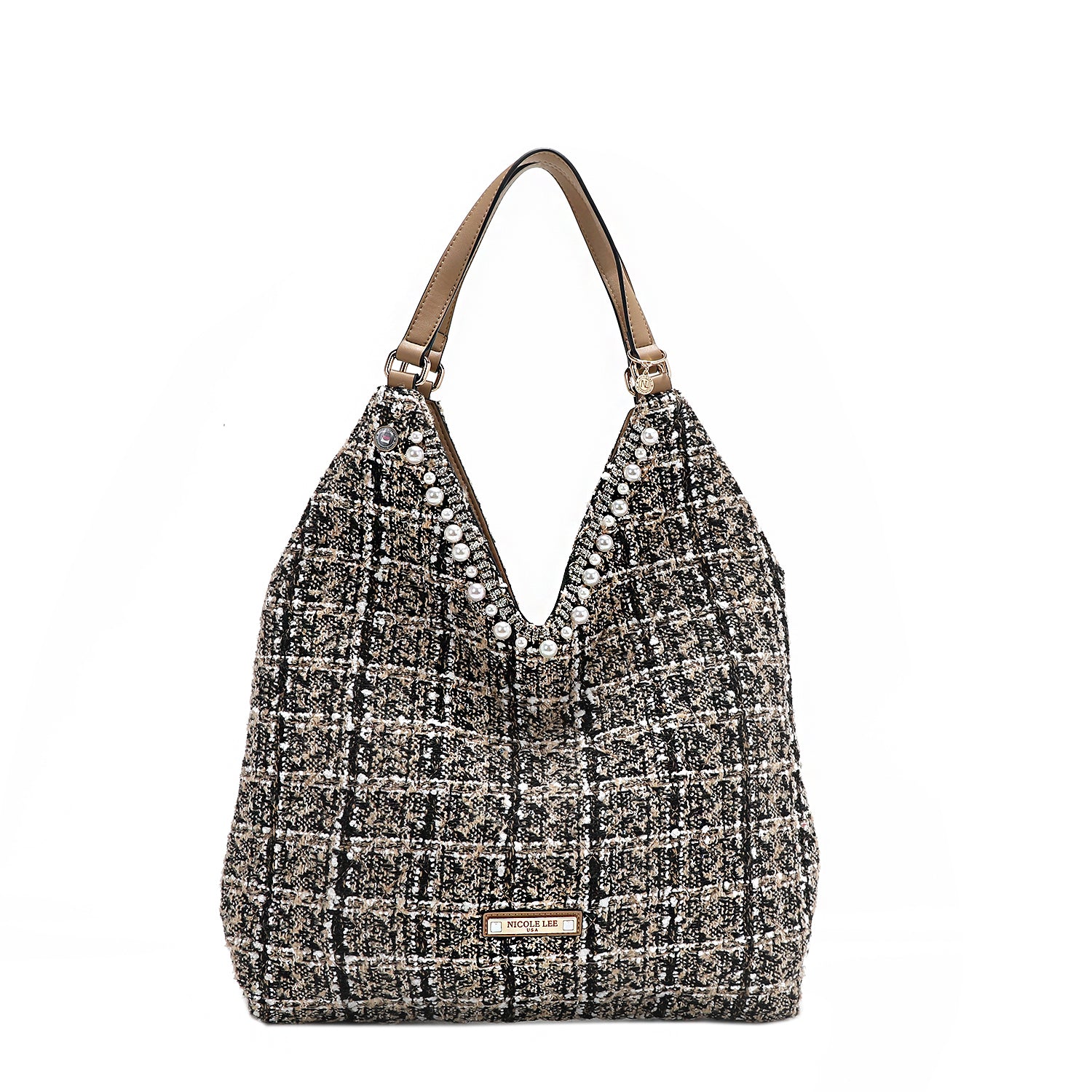 TWEED LARGE HOBO BAG