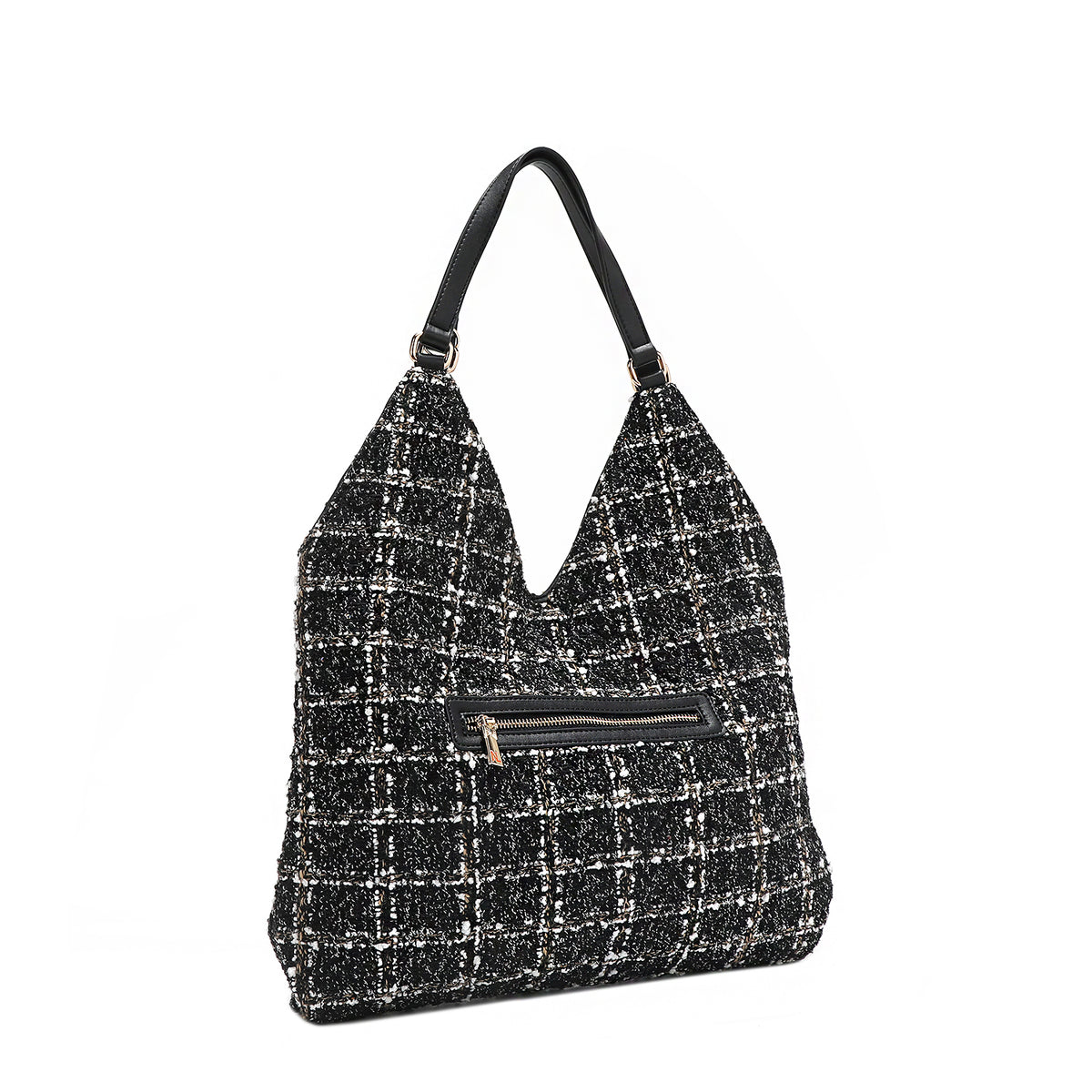 TWEED LARGE HOBO BAG