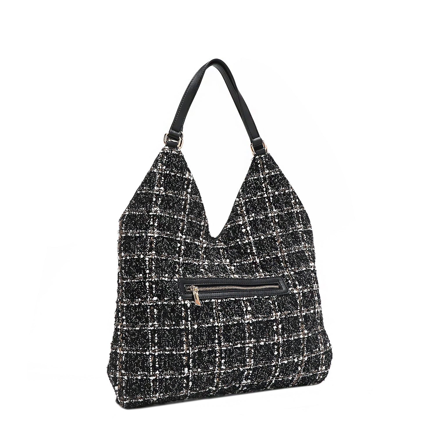 TWEED LARGE HOBO BAG