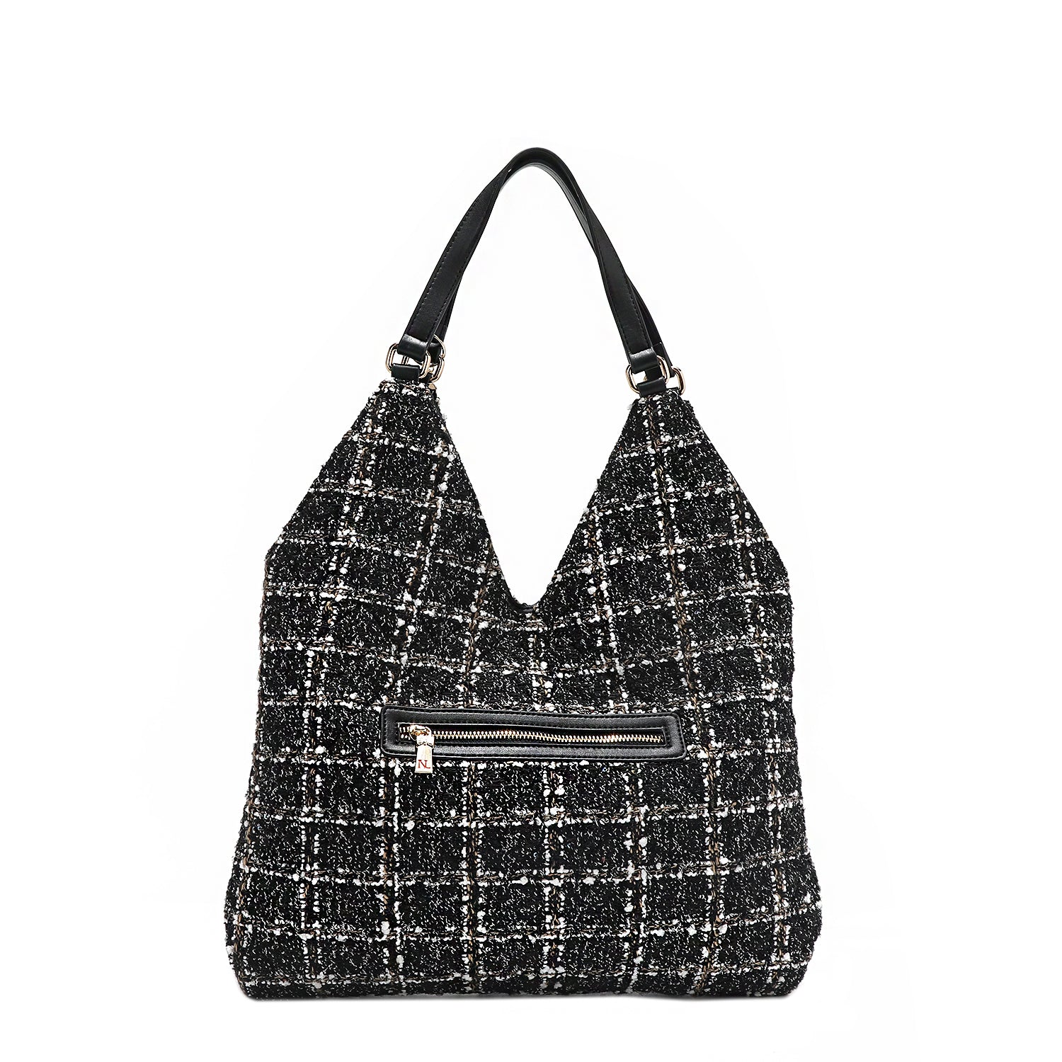 TWEED LARGE HOBO BAG