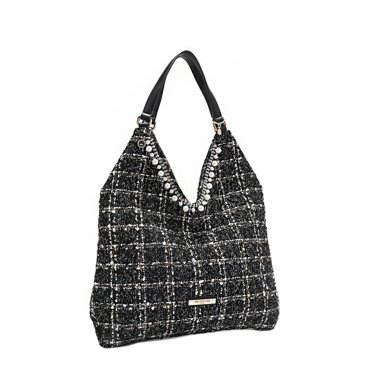 TWEED LARGE HOBO BAG