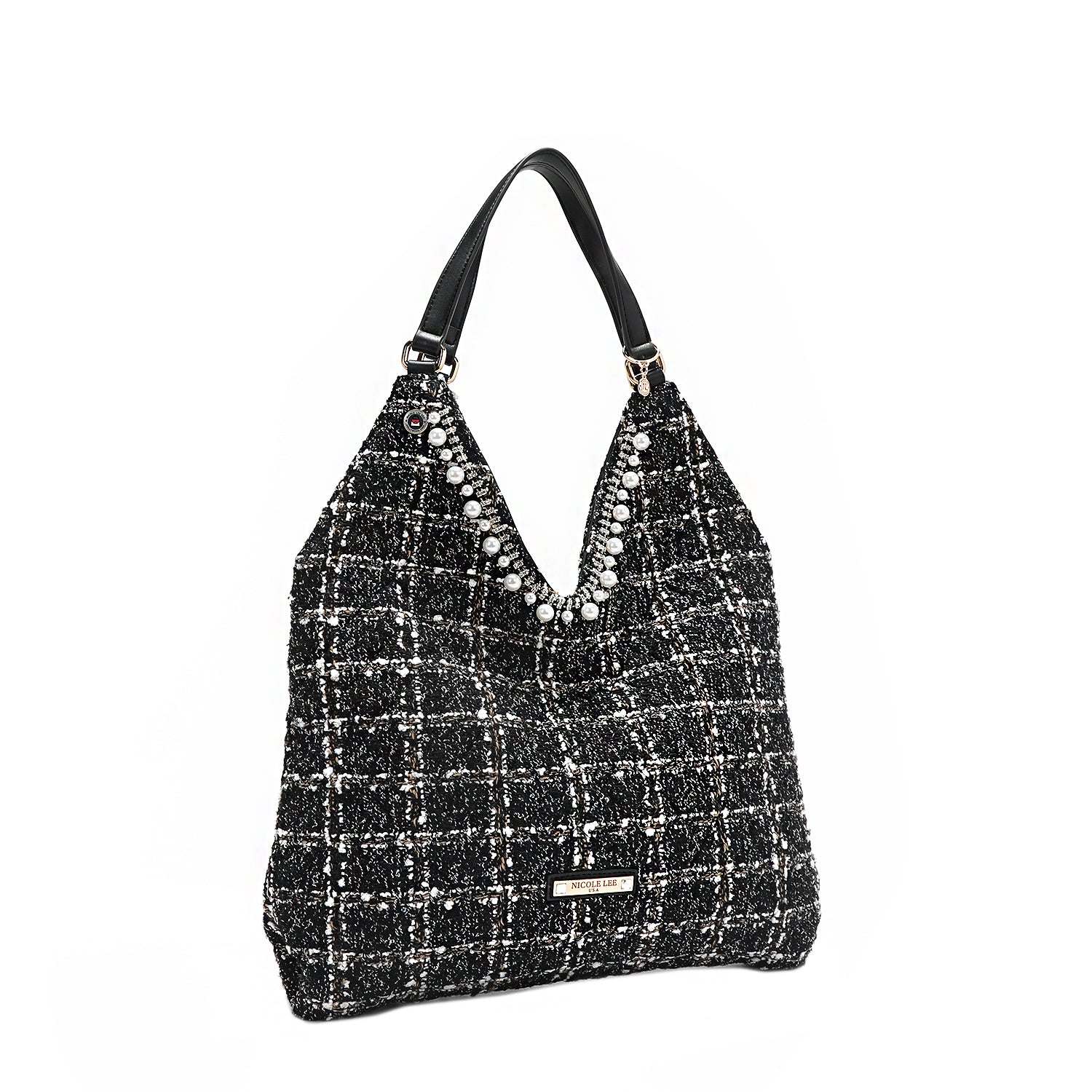 TWEED LARGE HOBO BAG