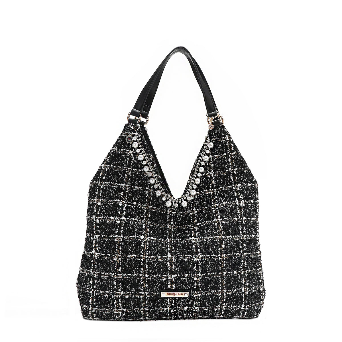 TWEED LARGE HOBO BAG