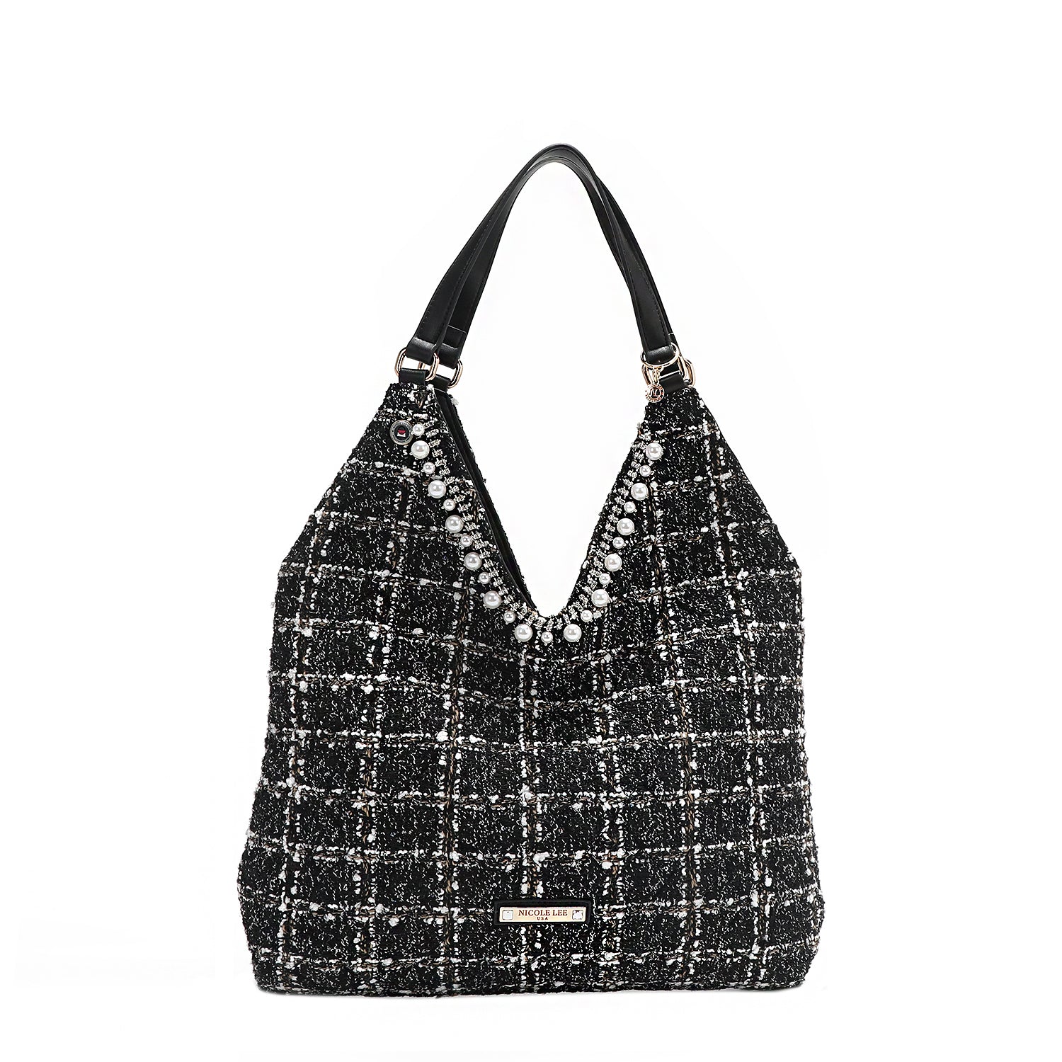 TWEED LARGE HOBO BAG