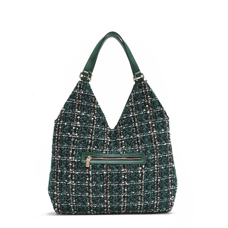 TWEED LARGE HOBO BAG