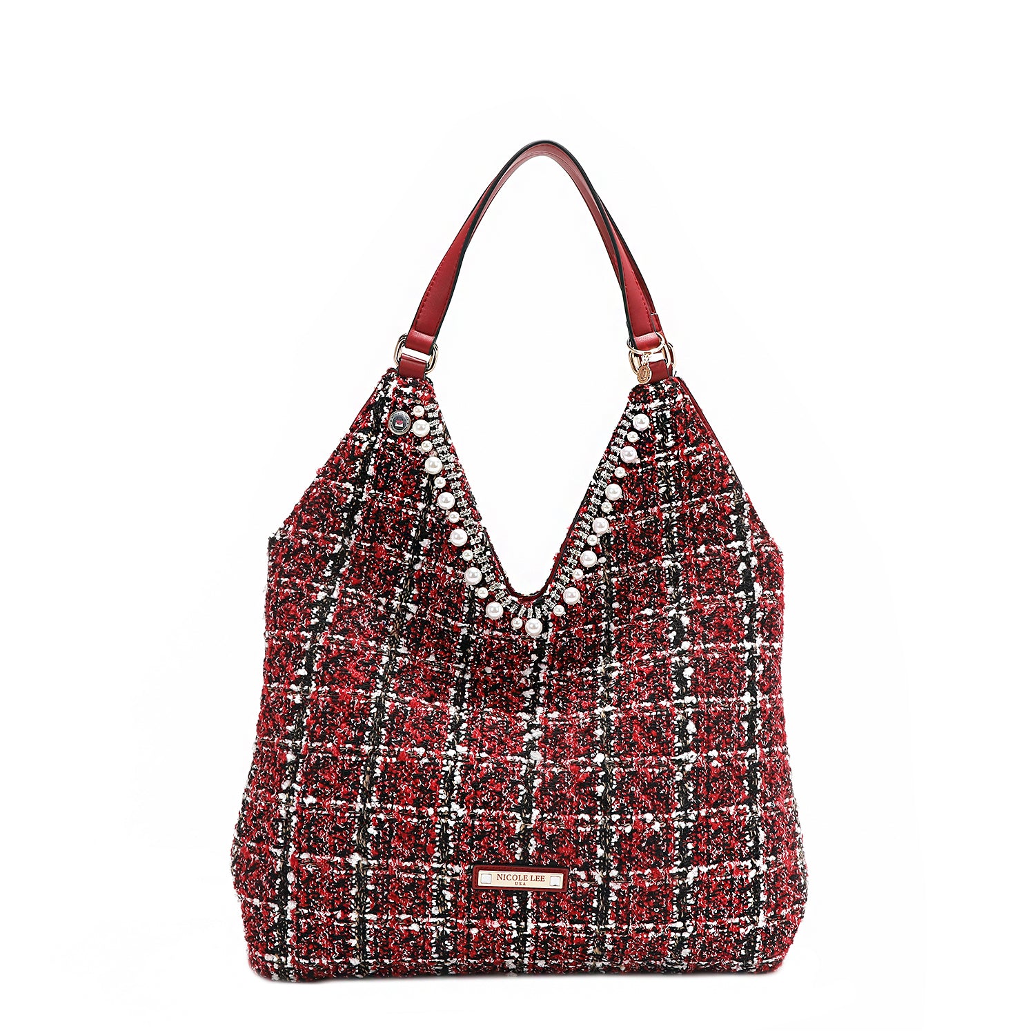 TWEED LARGE HOBO BAG