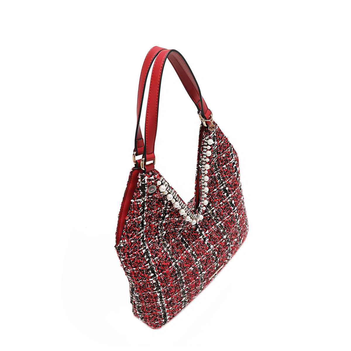 TWEED LARGE HOBO BAG