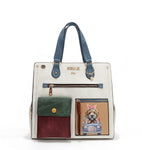 COLORBLOCK LARGE SATCHEL