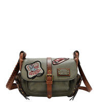 VINTAGE PATCH SHOULDER BAG
