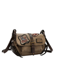 VINTAGE PATCH SHOULDER BAG
