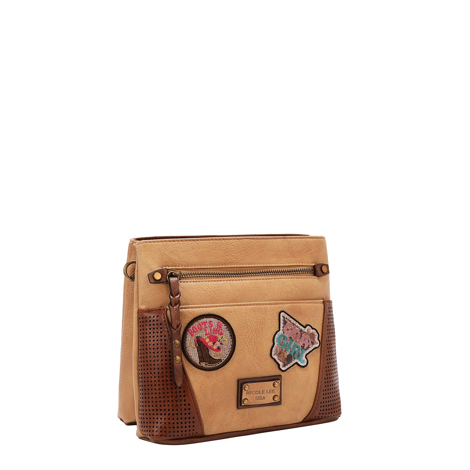VINTAGE PATCH CROSSBODY BAG