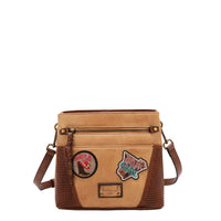 VINTAGE PATCH CROSSBODY BAG