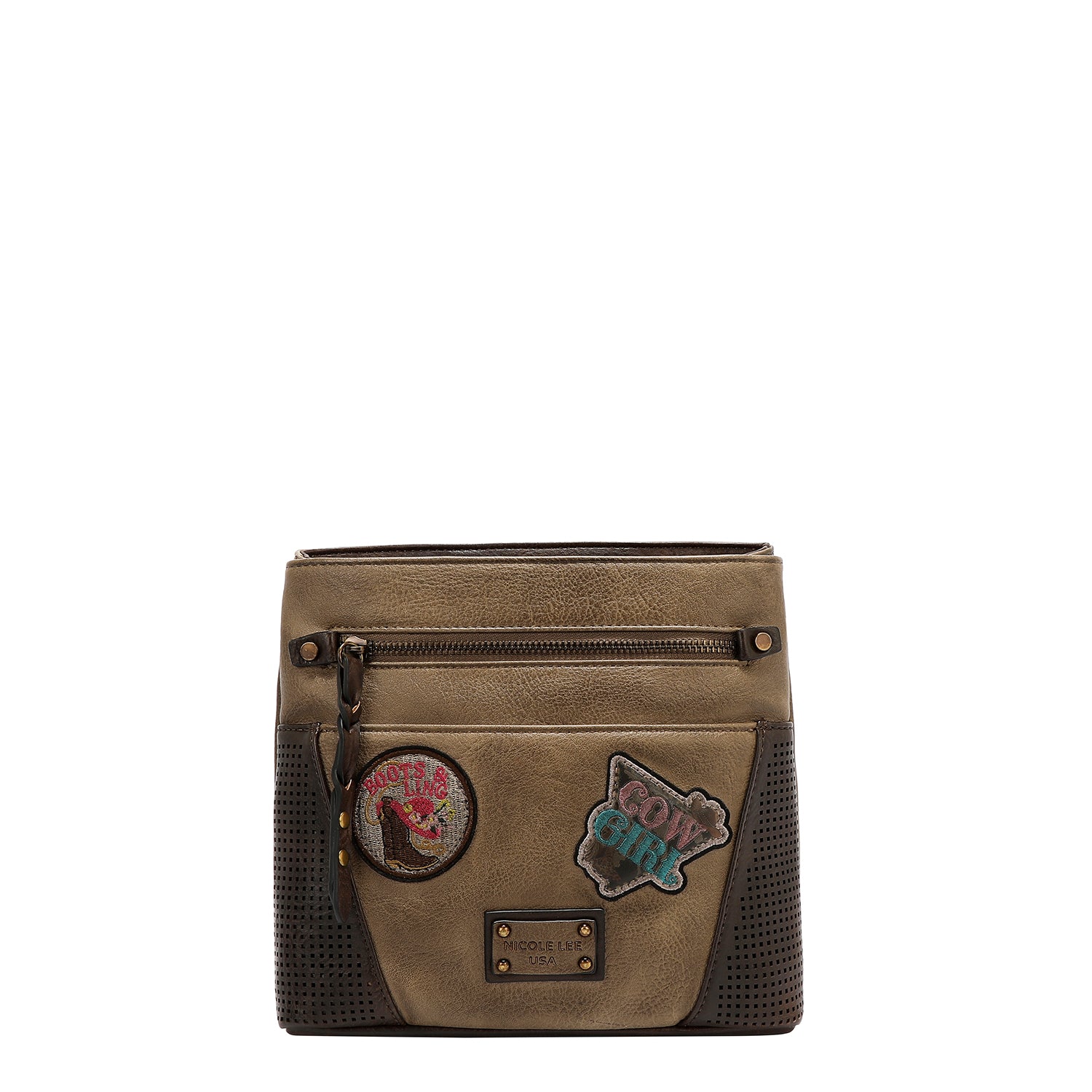 VINTAGE PATCH CROSSBODY BAG