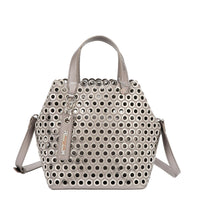 GROMMET EDGE SATCHEL BAG