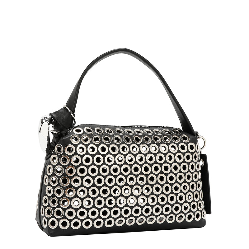 GROMMET EDGE SHOULDER BAG