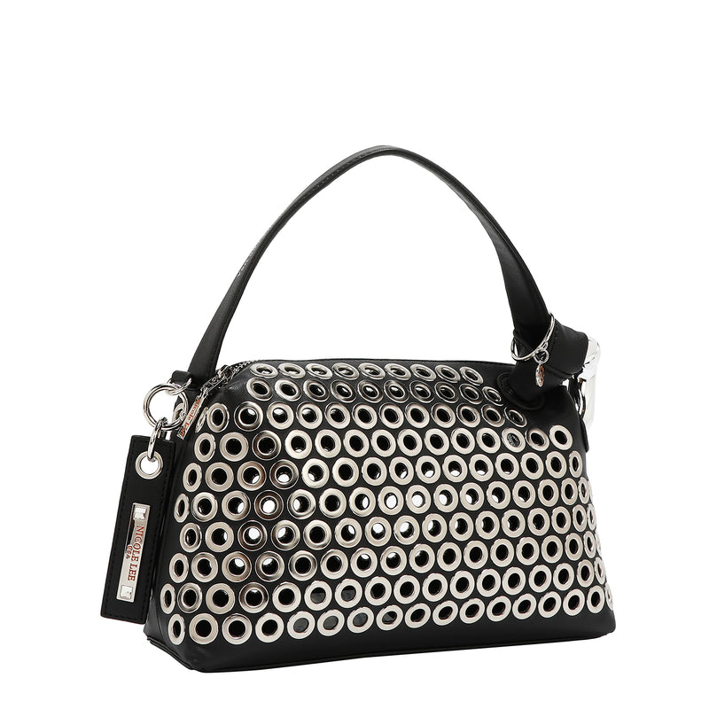 GROMMET EDGE SHOULDER BAG