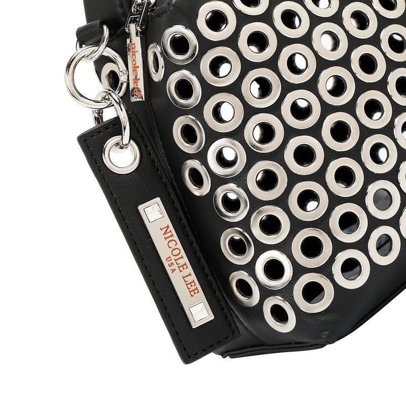 GROMMET EDGE SHOULDER BAG