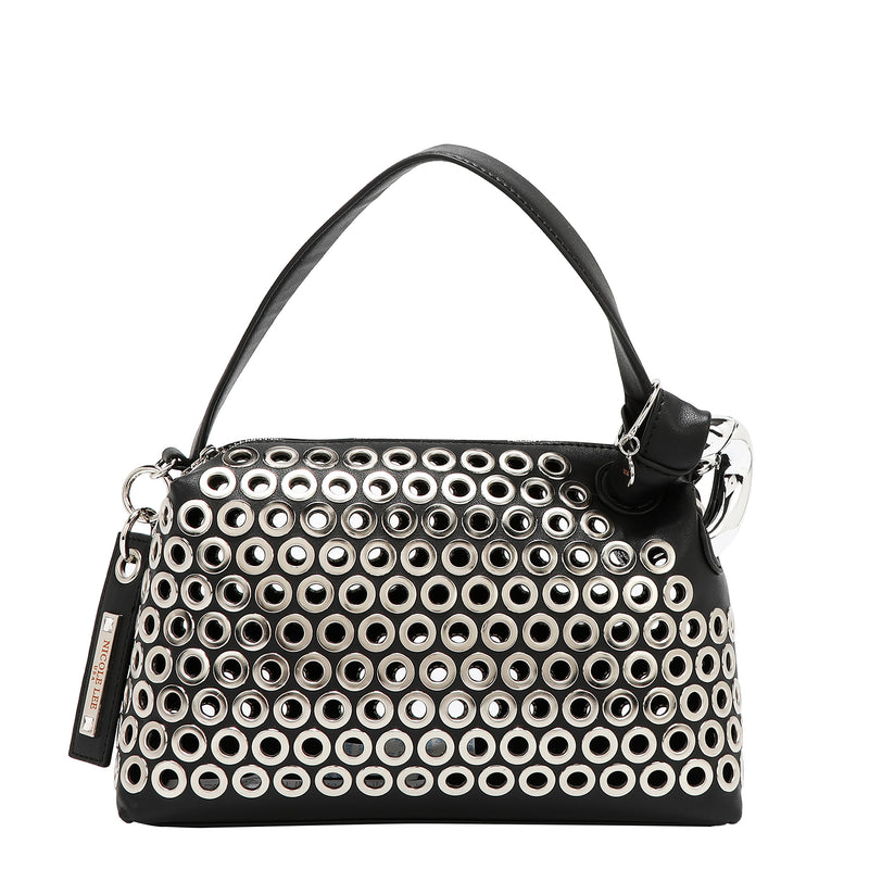GROMMET EDGE SHOULDER BAG