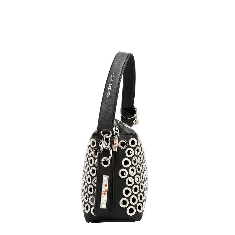 GROMMET EDGE SHOULDER BAG