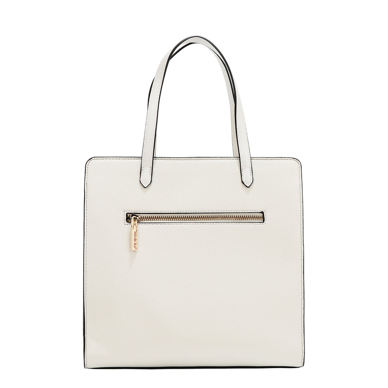 COLORBLOCK POCKET TOTE BAG