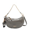 SHIMMER LUXE CRESCENT SHOULDER BAG