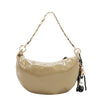 SHIMMER LUXE CRESCENT SHOULDER BAG