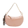 SHIMMER LUXE CRESCENT SHOULDER BAG